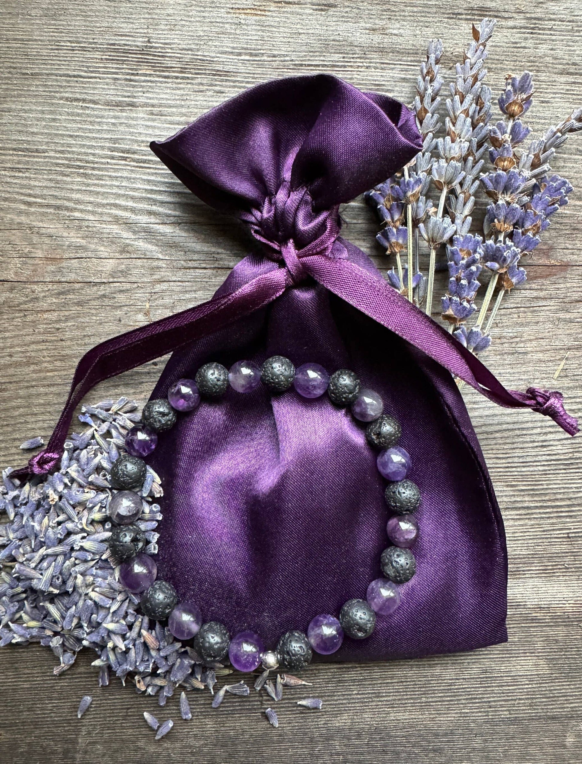 Lavender Beads Aromatherapy Diffuser Bracelet