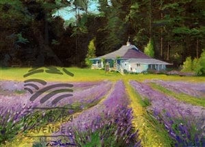 Pelindaba Lavender Greeting Card - "Gatehouse" by Wilson