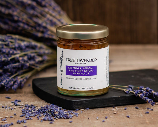 True Lavender Collective Lavender, Lemon & Pinot Grigio Marmalade