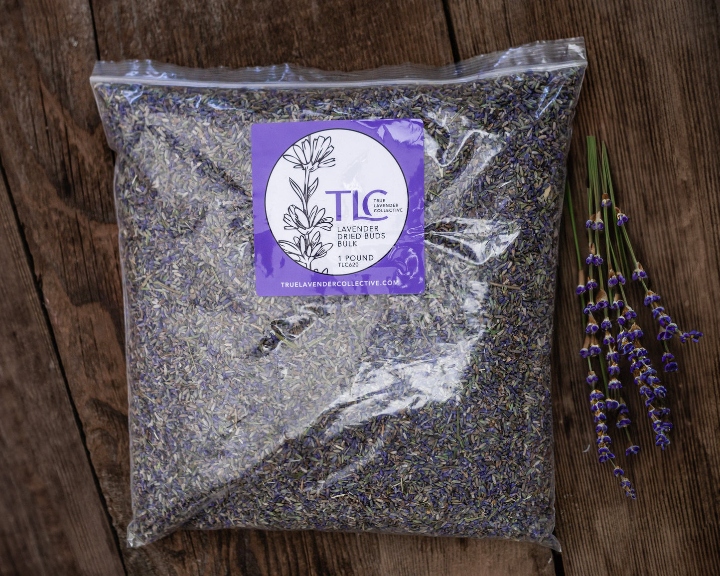 True Lavender Collective 1 pound Lavender Dried Buds Bulk