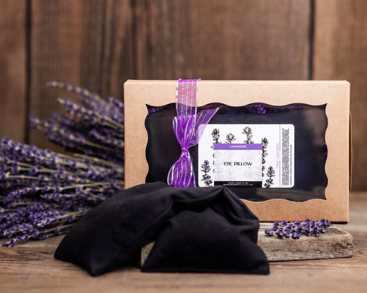 True Lavender Collective Black Lavender Eye Pillow