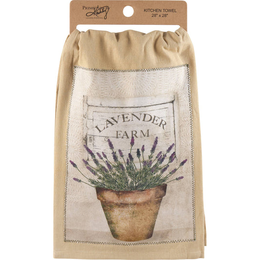 True Lavender Collective Lavender Farm Kitchen Towel