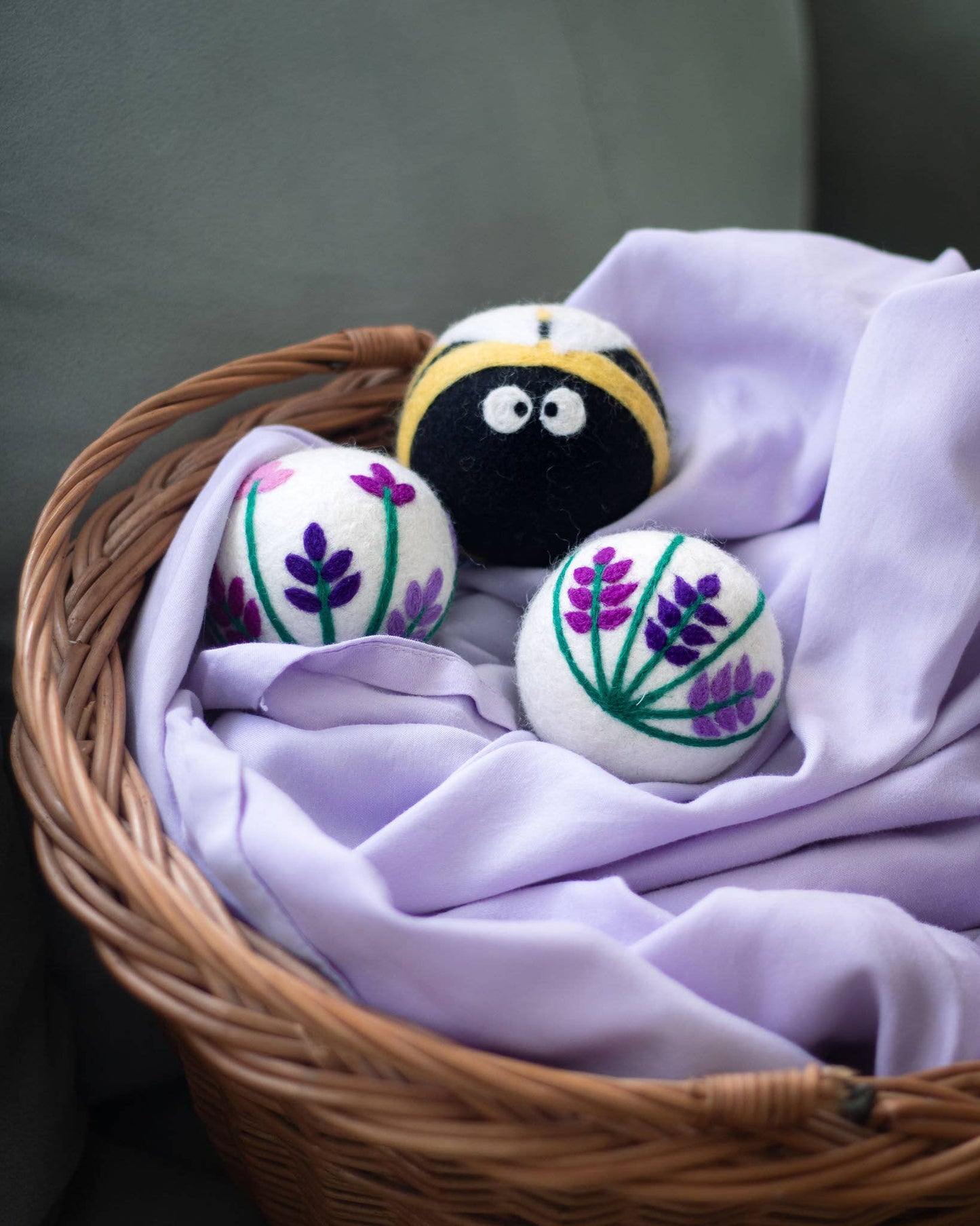 True Lavender Collective Lavender Fields Wool Dryer Balls