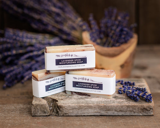 True Lavender Collective Lavender Spice Moisturizing Soap - Half Bar