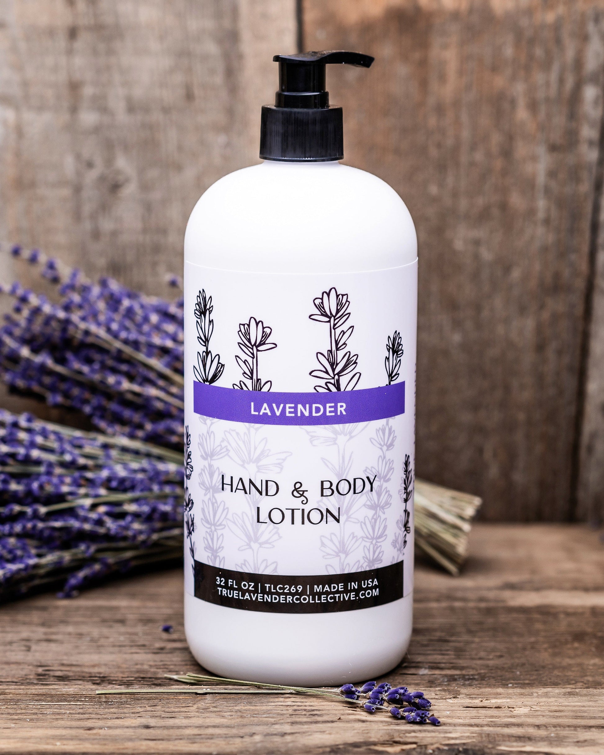 True Lavender Collective Lavender Hand and Body Lotion 32oz