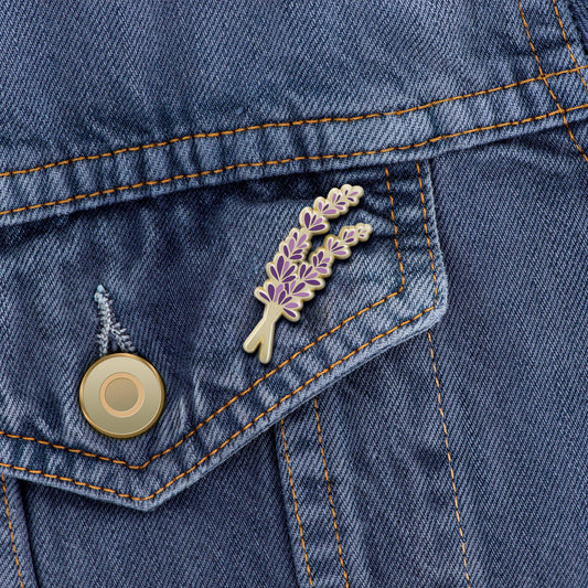 True Lavender Collective Lavender Enamel Pin