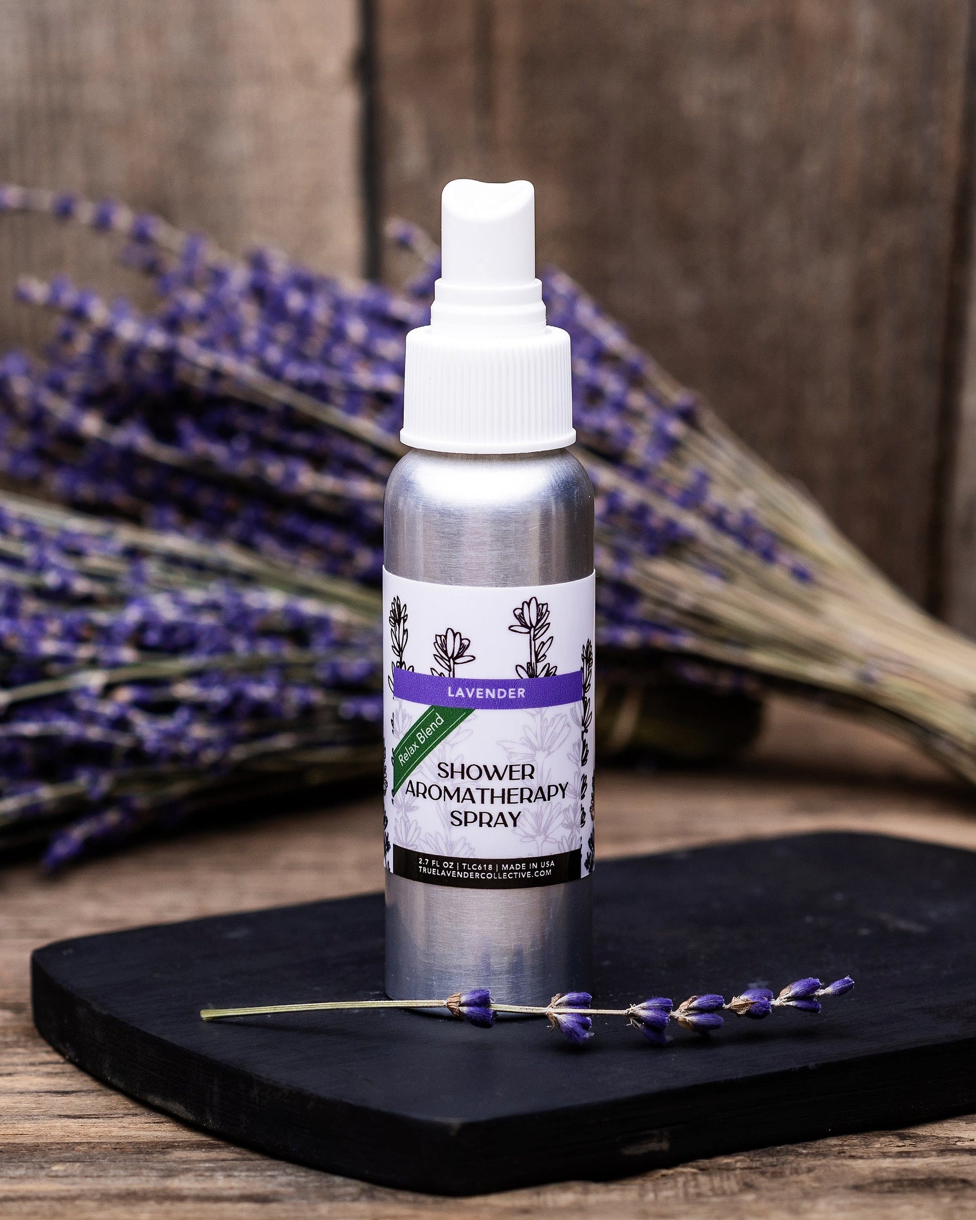 True Lavender Collective Relax Lavender Shower Aromatherapy Spray