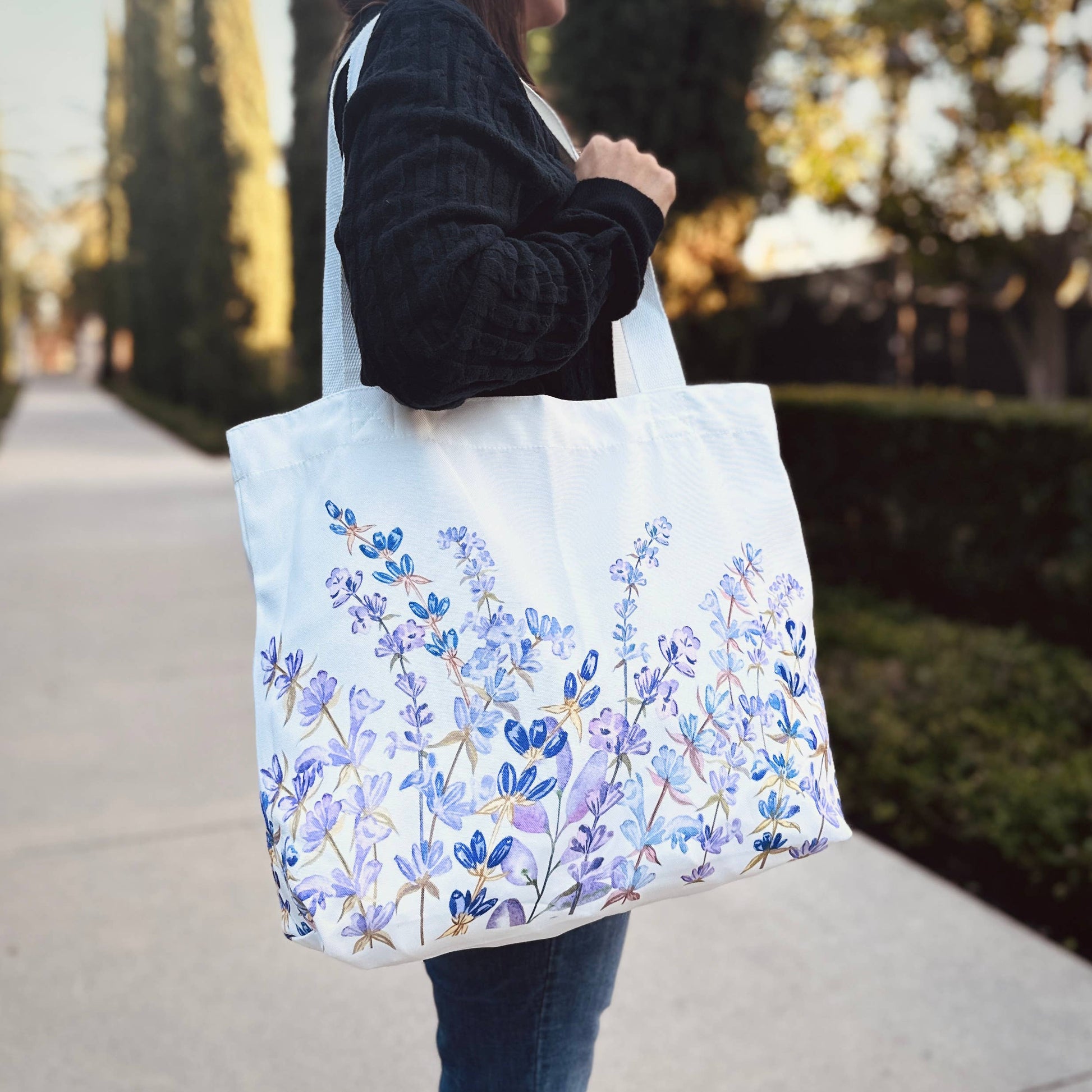 True Lavender Collective Lavender Tote Bag