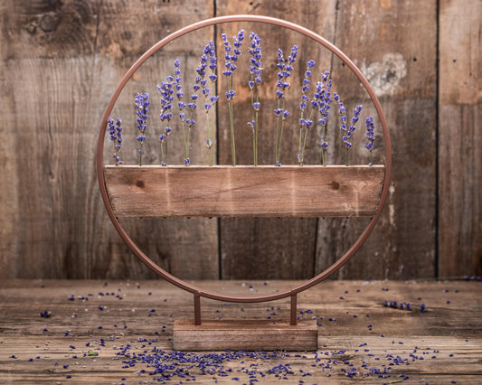 True Lavender Collective Rustic Dried Flower Holder