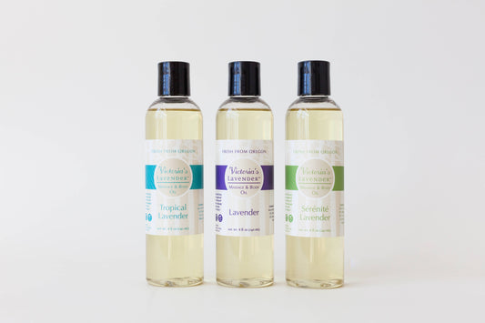 Victoria's Lavender Lavender Lavender Massage & Body Oil