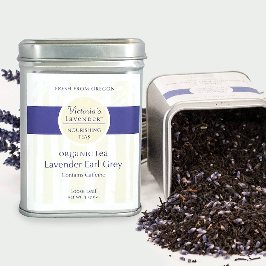 Victoria's Lavender, LLC Organic Tea- Lavender Earl Grey, Loose Leaf